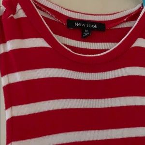 New Look “Red & white maxi dress”